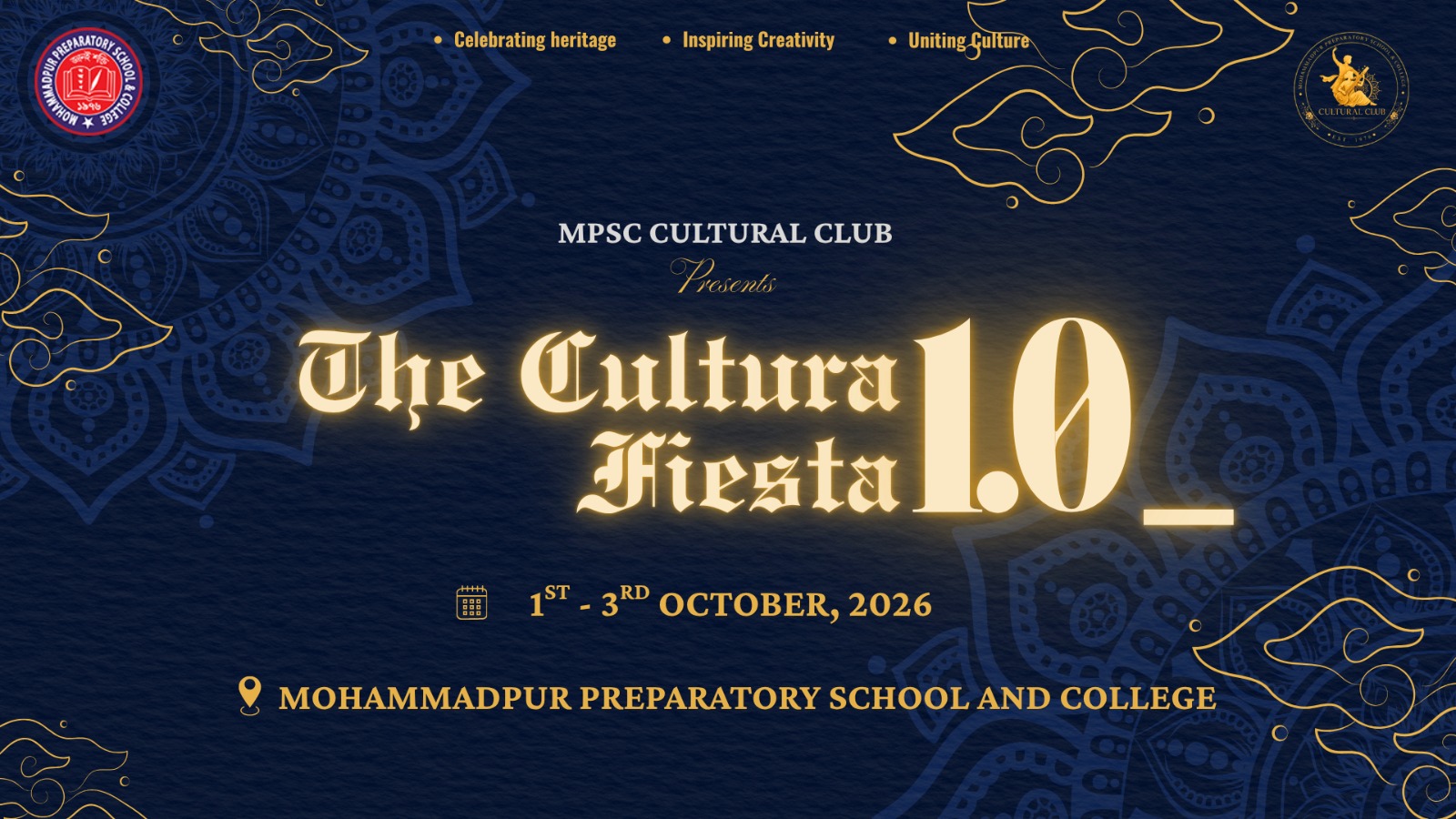 The Cultura Fiesta 1.0 Official Banner
